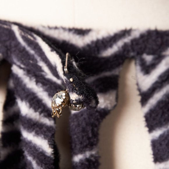 1970s Circus Burlesque Zebra Stripe Costume Belt